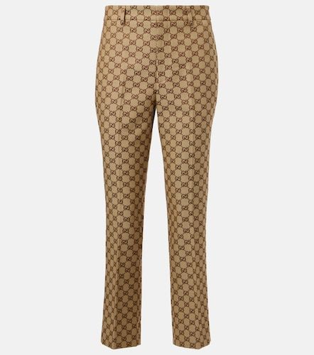 Gucci Cotton-blend straight pants - Gucci - Modalova