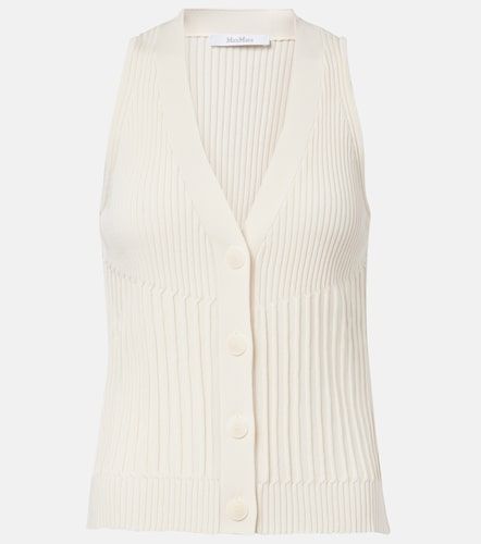 Gilet Bimba in misto cotone a coste - Max Mara - Modalova