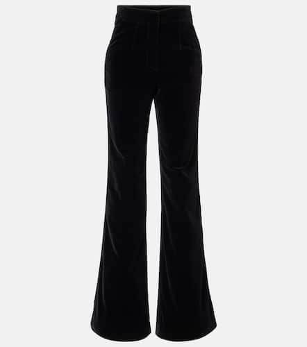 Cotton velvet wide-leg pants - Costarellos - Modalova