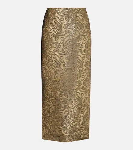 Etro Paisley brocade midi skirt - Etro - Modalova