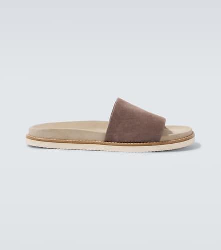 Brunello Cucinelli Suede slides - Brunello Cucinelli - Modalova