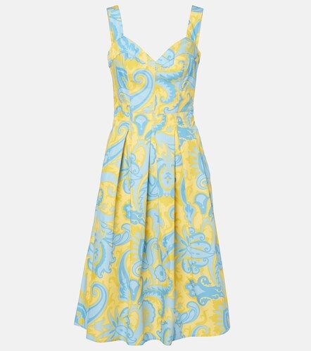 Etro Abito in cotone con stampa - Etro - Modalova