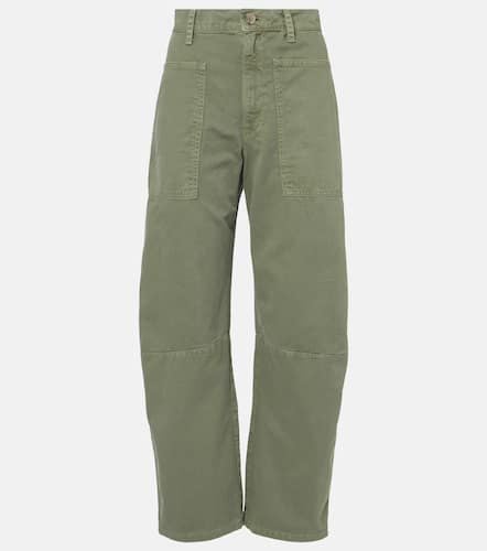 Brylie cotton twill barrel pants - Velvet - Modalova