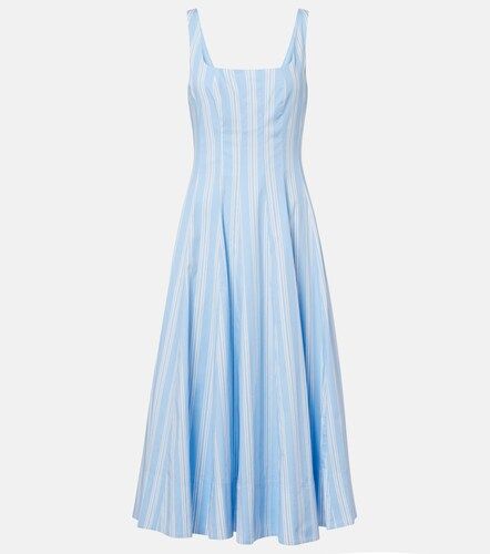 Staud Midikleid Wells aus Baumwolle - Staud - Modalova