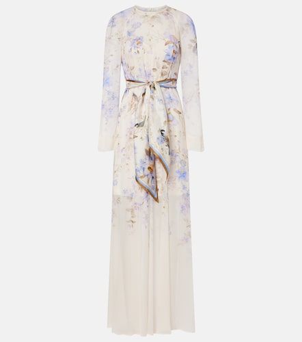 Vestido largo Luna floral con cinturón - Zimmermann - Modalova