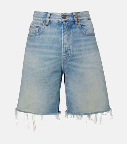 Chloé Shorts de denim con efecto desgastado - Chloe - Modalova