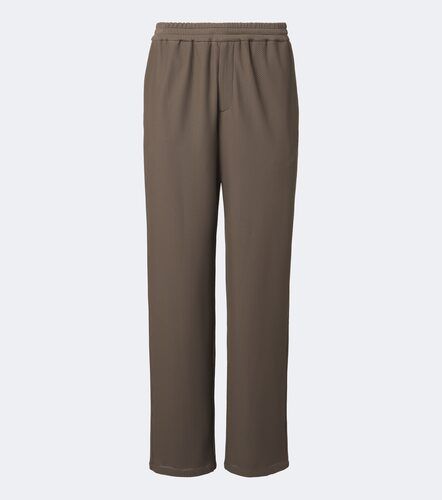 Waffle-knit straight pants - Giorgio Armani - Modalova