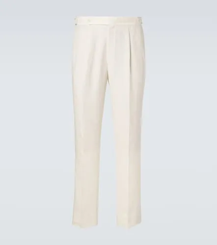 Stoffa Pleated linen wide-leg pants - Stoffa - Modalova