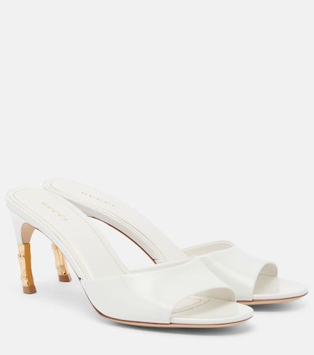 Gucci Bamboo leather mules - Gucci - Modalova