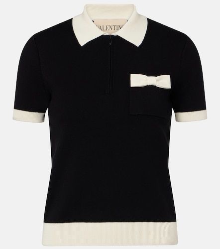 Polo de algodón con lazo - Valentino Garavani - Modalova
