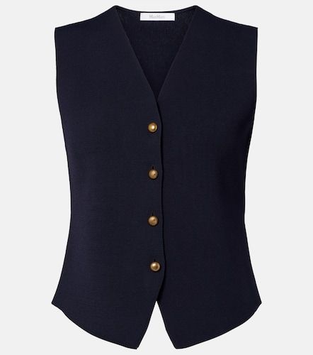 Max Mara Chaleco de crepé - Max Mara - Modalova