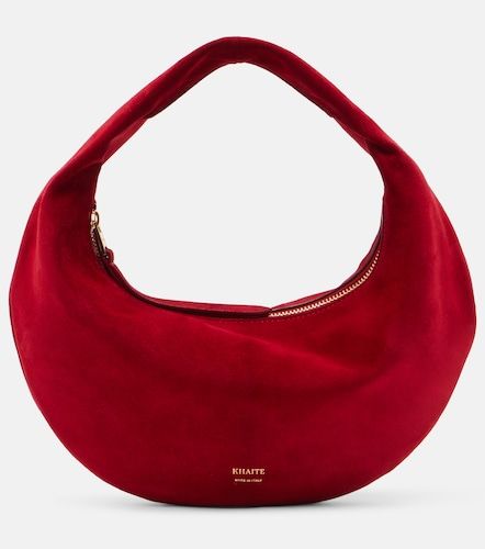 Olivia Mini suede top-handle bag - Khaite - Modalova