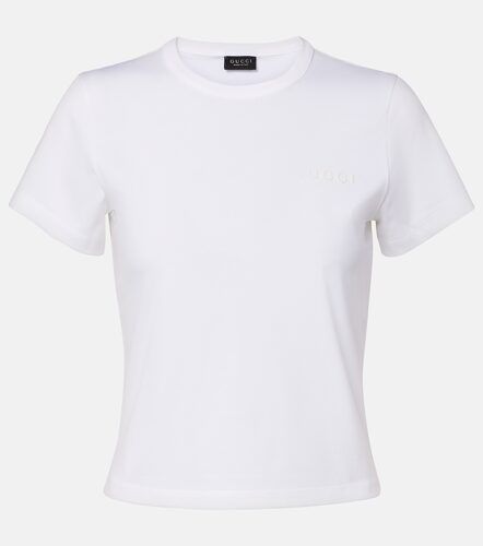 Camiseta de jersey de algodón - Gucci - Modalova