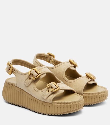Chloe Nama suede platform sandals - Chloe - Modalova