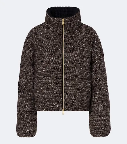 Moncler Wool-blend boucle jacket - Moncler - Modalova