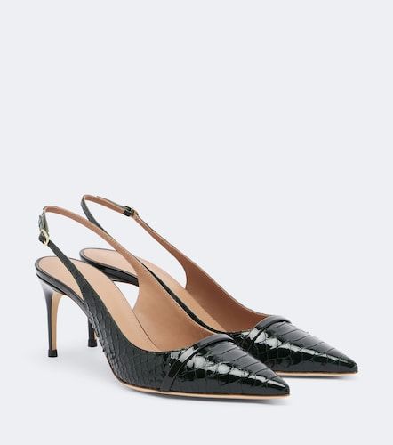 Pumps slingback Schiffer in vernice - Malone Souliers - Modalova