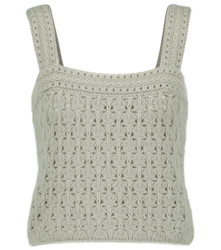 Camisole in crochet di lana e cashmere - Vince - Modalova