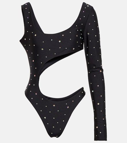 Embellished cutout swimsuit - Alessandra Rich - Modalova