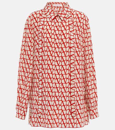 Toile Iconographe silk blouse - Valentino - Modalova