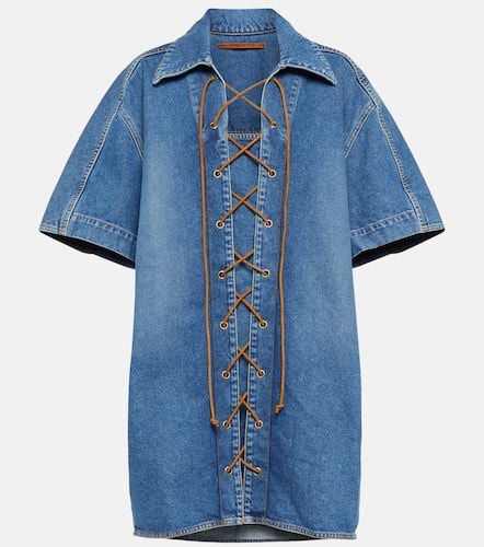 Petar Petrov Amos denim minidress - Petar Petrov - Modalova