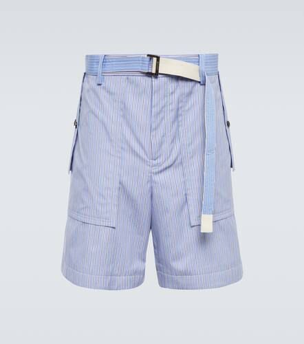 X Thomas Mason striped poplin shorts - Sacai - Modalova