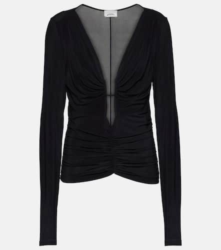 Laura ruched jersey top - Isabel Marant - Modalova