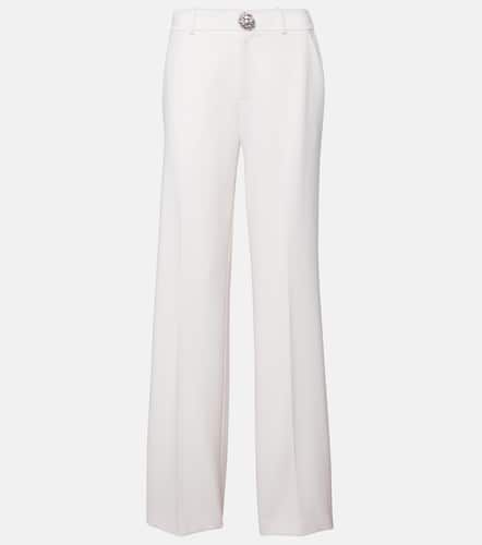 Embellished cutout wool flared pants - Area - Modalova