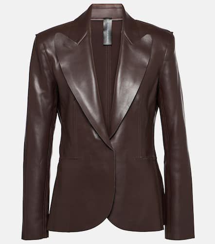 Norma Kamali Faux leather blazer - Norma Kamali - Modalova