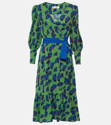 Blade printed crÃªpe wrap dress - Diane von Furstenberg - Modalova