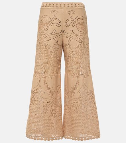 Guipure lace wide-leg pants - Valentino - Modalova