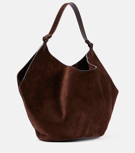 Khaite Borsa Lotus Medium in suede - Khaite - Modalova