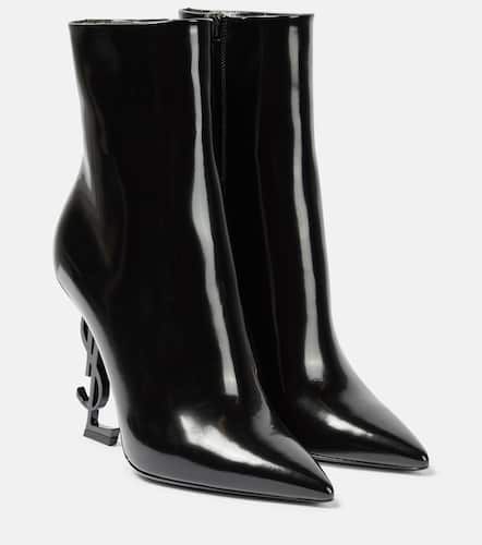 Opyum 110 leather ankle boots - Saint Laurent - Modalova