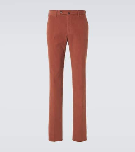 Cotton corduroy straight pants - Incotex - Modalova