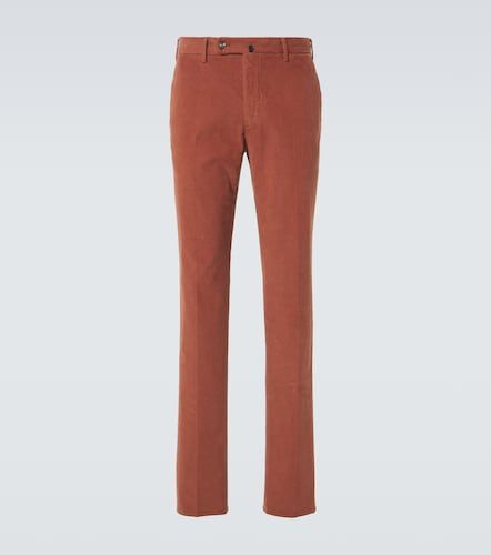Pantalones rectos de pana de algodón - Incotex - Modalova