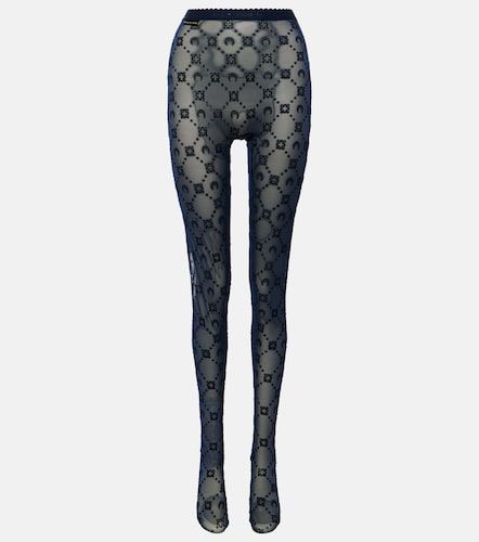 Marine Serre Moon mesh tights - Marine Serre - Modalova
