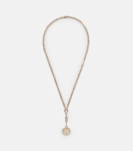 Refined Clip 18kt chain necklace with diamonds - Foundrae - Modalova