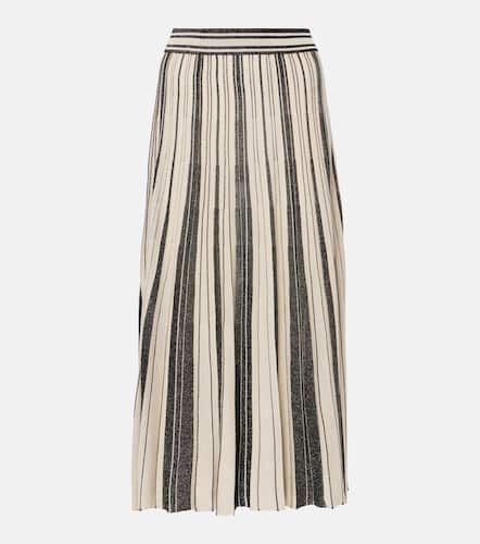 Pleated striped midi skirt - Zimmermann - Modalova