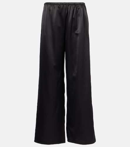 Austin silk and wool wide-leg pants - Asceno - Modalova