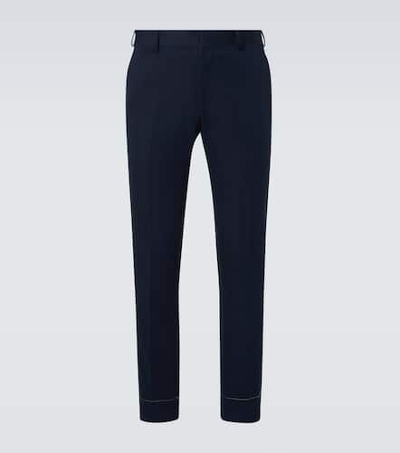 Pienza linen and cotton straight pants - Brioni - Modalova