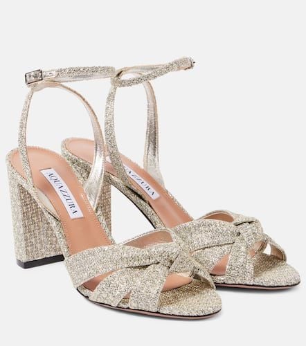 Aquazzura Nina 85 tweed sandals - Aquazzura - Modalova