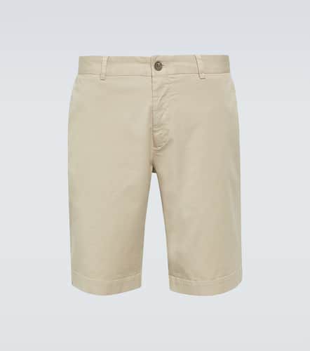 Mid-rise cotton-blend twill shorts - Sunspel - Modalova