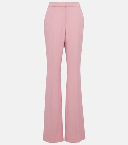 High-rise crêpe flared pants - Alexander McQueen - Modalova