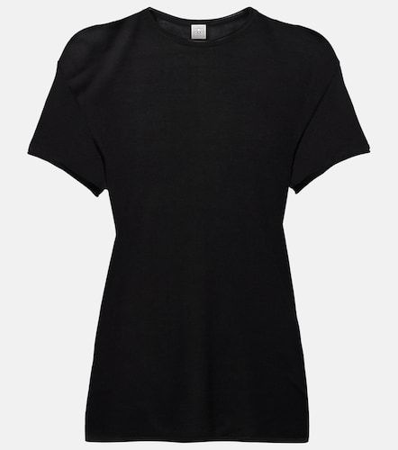 Toteme Camiseta de punto de seda - Toteme - Modalova