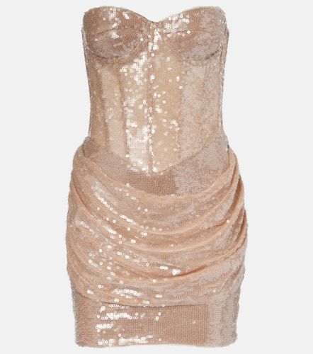 Robe bustier Pamela à sequins - The New Arrivals Ilkyaz Ozel - Modalova