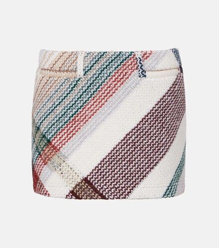 Minigonna in misto lana e cotone a zig-zag - Missoni - Modalova