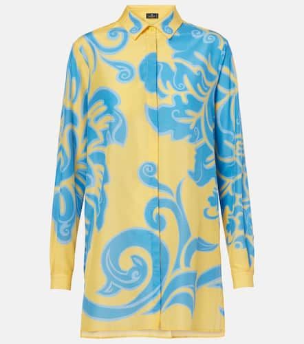 Etro Printed cotton and silk shirt - Etro - Modalova