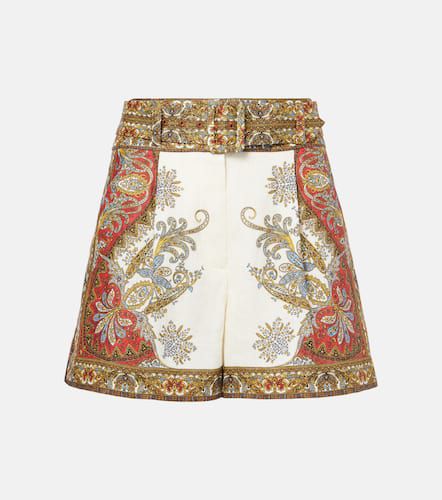 Hobbes floral linen shorts - Veronica Beard - Modalova