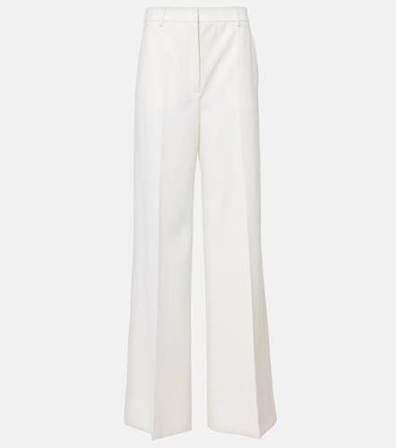 Pantalones anchos de lana de tiro alto - Stella McCartney - Modalova