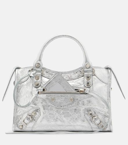 Le City Small metallic leather top-handle bag - Balenciaga - Modalova