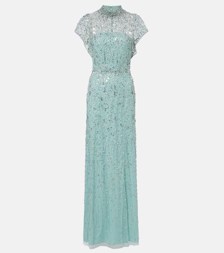 Abito lungo Crystal Drop con cristalli - Jenny Packham - Modalova